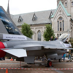 F-16 på torvet i Kristiansand