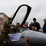 F-16 på torvet i Kristiansand