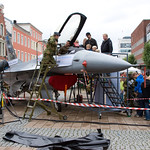 F-16 på torvet i Kristiansand