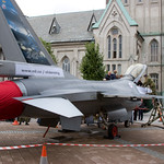 F-16 på torvet i Kristiansand