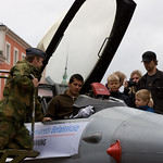 F-16 på torvet i Kristiansand