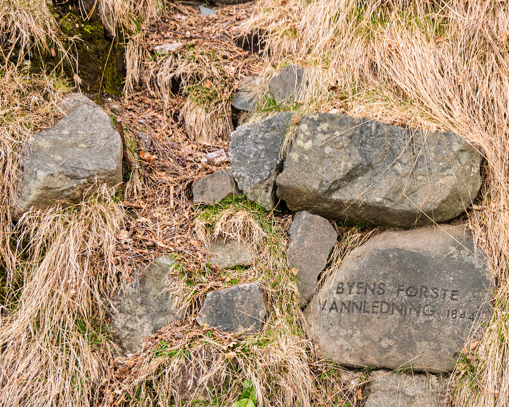 Site of Kristiansand's first piped water supply