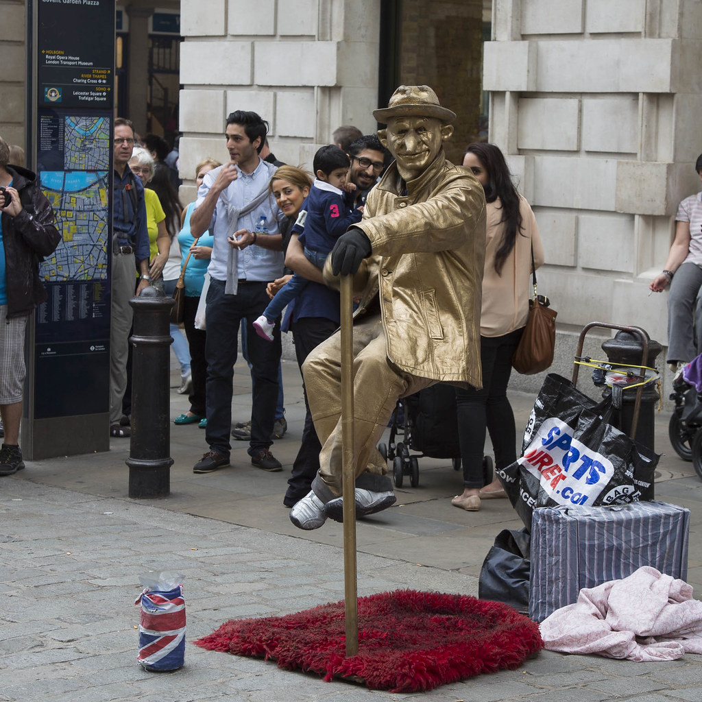 Street artist, Covent Garden