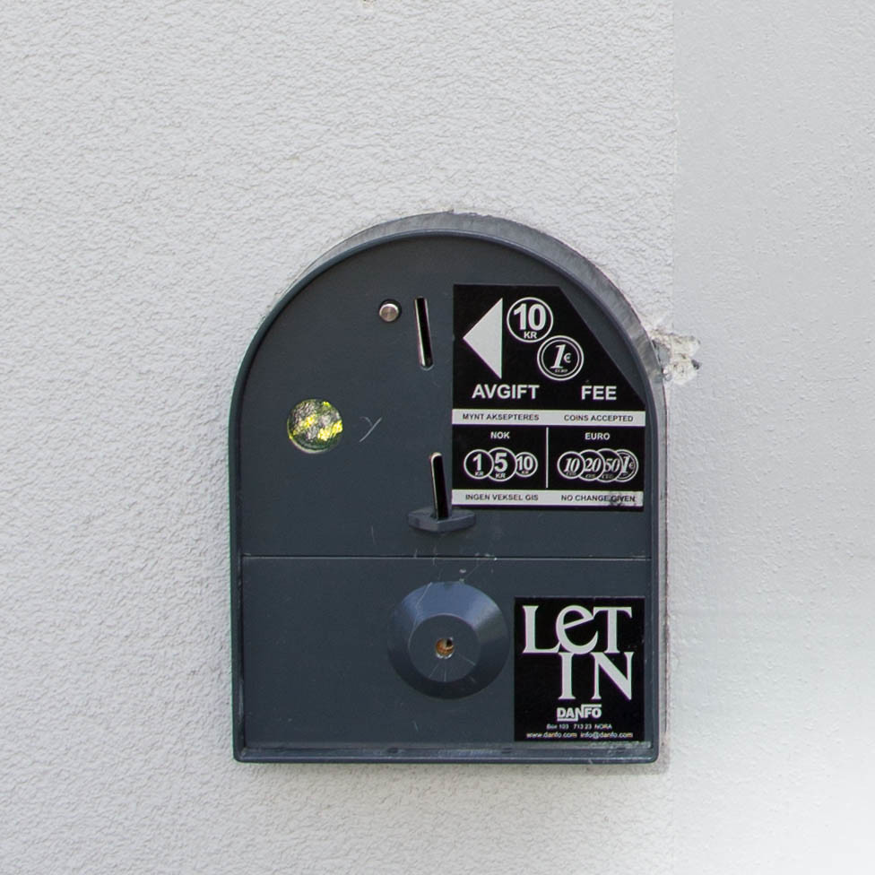 Husk Euro når du skal på dass i Tresse.