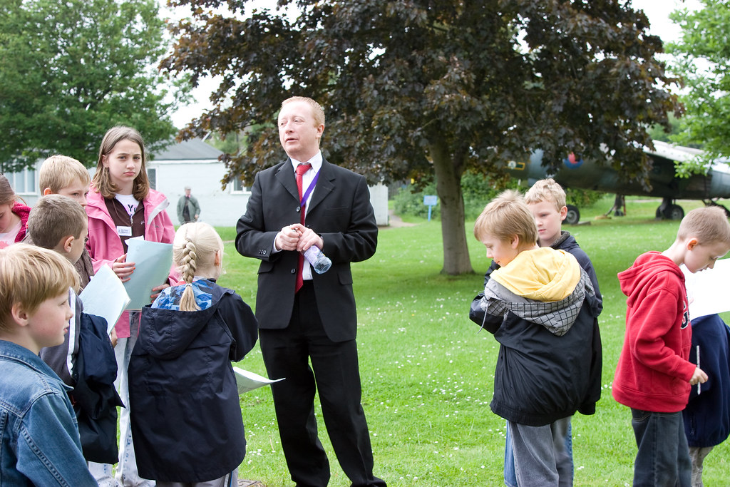 Guide at Bletchley Park