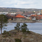 Kristianholm festning sett fra Odderøya